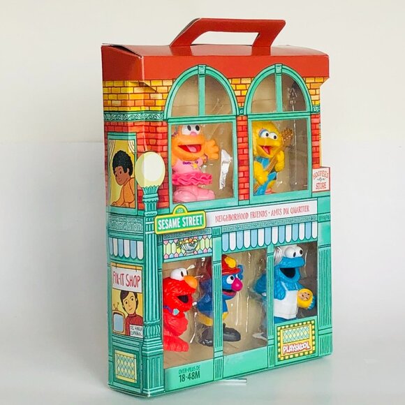 Sesame Street Neighborhood Friends 5 Figures Plus 1 Extra Elmo Figure Brand New - Picture 13 of 16
